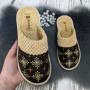 Тапочки жіночі домашні Белста із закритим носком коричневі