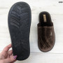 Тапочки мужские закрытые коричневые переливчастый велюр Белста