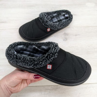 Тапочки мужские домашние чуни Dago Style черные 3063