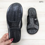 Тапочки мужские Белста черные с открытым носком 3277-2