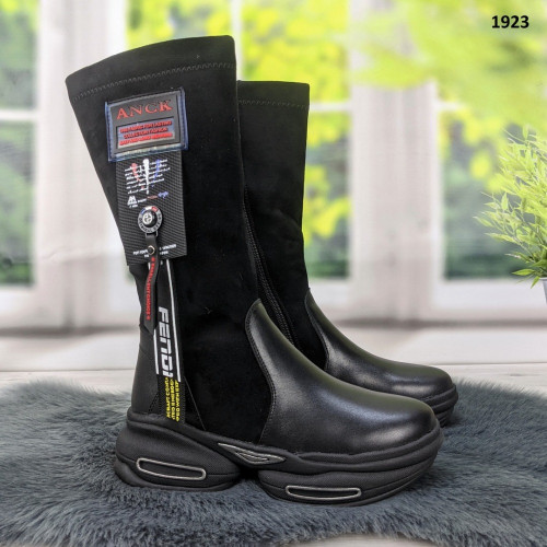 Чоботи дитячі зимові шкіряні для дівчинки BiKi 1923