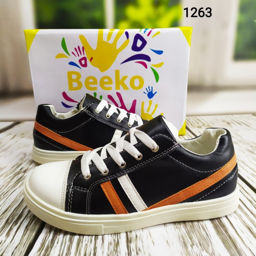 Кеди для хлопчика Beeko чорні 1263