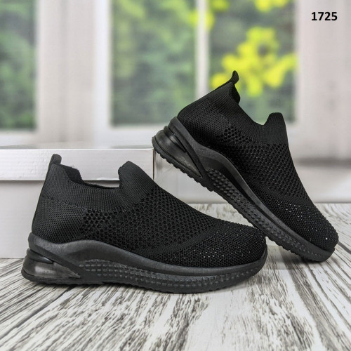 Кросівки дитячі для дівчинки чорні зі стразами Little Faiyry 1725