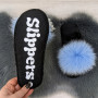 Тапочки женские войлочные для ламината с натуральным мехом Slippers голубые 4243