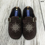 Тапочки мужские фетровые для паркета Inblu коричневые 3310