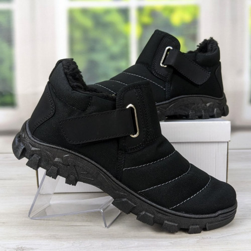 Черевики чоловічі зимові з липучкою на хутрі Dago Style 3062_4