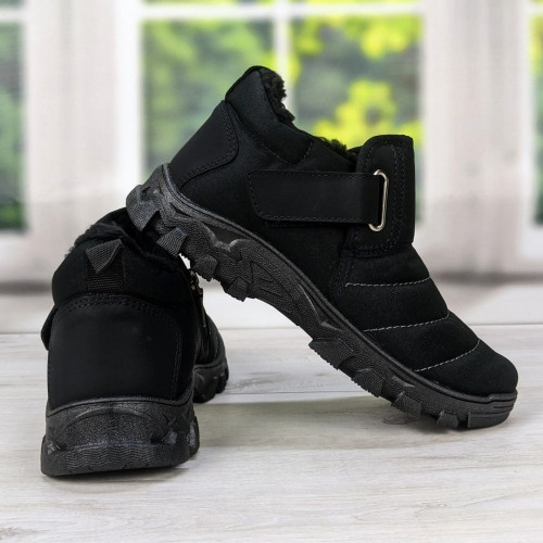 Черевики чоловічі зимові з липучкою на хутрі Dago Style 3062_4