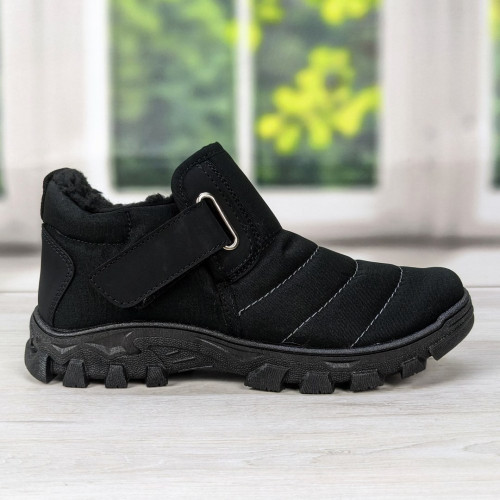 Черевики чоловічі зимові з липучкою на хутрі Dago Style 3062_4