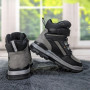 Черевики зимові дитячі для хлопчика сірі з чорним Jong Golf 5230