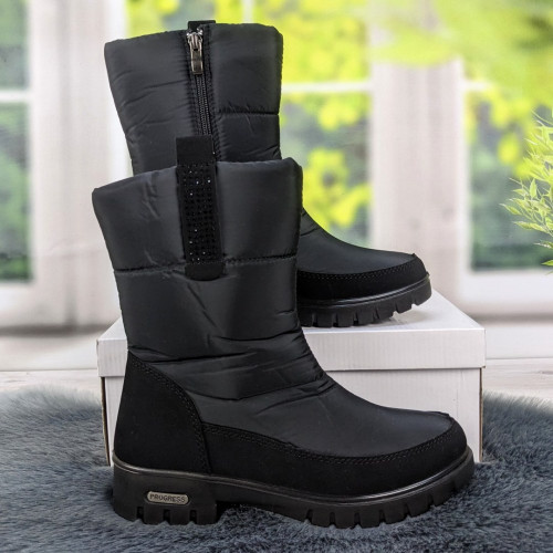 Напівчоботи дутики зимові жіночі Progress 4193