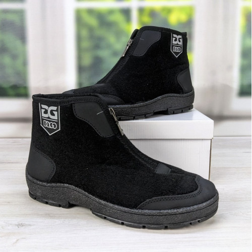 Черевики чоловічі повстяні бурки зимові на хутрі Dago Style 3681