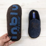 Тапочки мужские фетровые для паркета Inblu синие King 3437