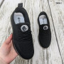 Кросівки жіночі текстильні чорні GIPANIS 2484_2 