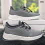 Кросівки жіночі текстильні сірі весняно-літні Dago Style 2761