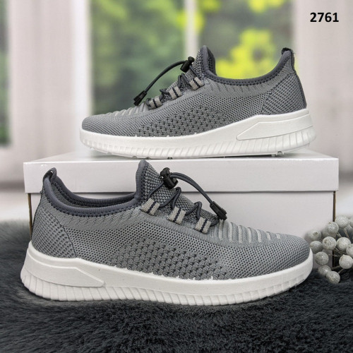 Кросівки жіночі текстильні сірі весняно-літні Dago Style 2761