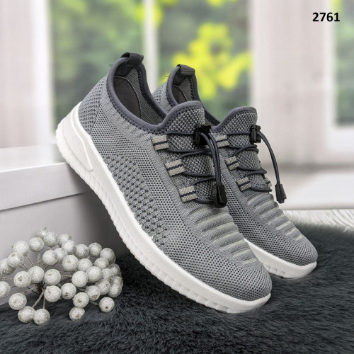 Кросівки жіночі текстильні сірі весняно-літні Dago Style 2761