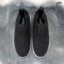 Кроссовки женские текстильные черные со стразами Fashion 4081