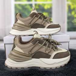 Кросівки жіночі бежеві демісезонні на об'ємній підошві Swin Shoes 4359