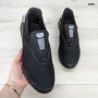 Кроссовки мужские черные сетка Dago Style 3375