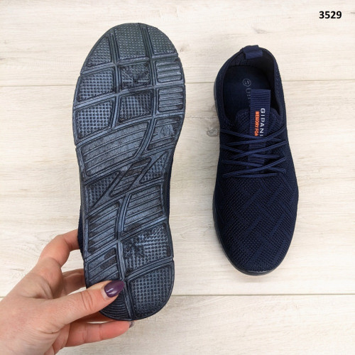 Кросівки чоловічі літні мокасини сині Gipanis 3529