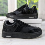 Кроссовки кеды мужские черные демисезонные Swin-shoes 3633