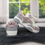 Кроссовки детские для девочки Jong Golf белые с розовым 5264
