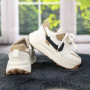Кросівки дитячі для дівчинки молочного кольору Lilin shoes 5282