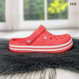 Сабо кроксы женские пена красные Dago Style 2578