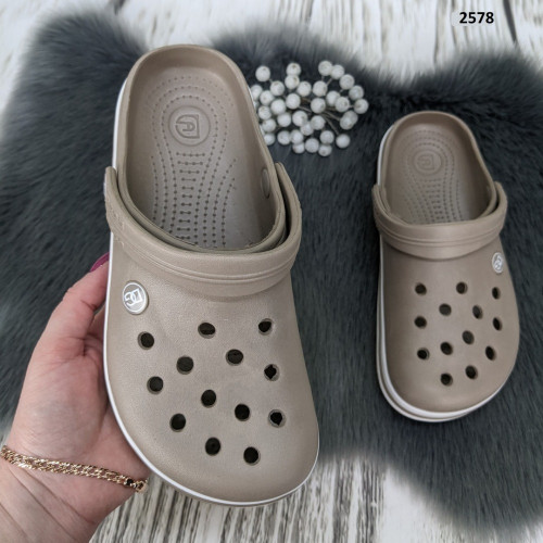 Сабо крокси жіночі піна бежеві Dago Style 2578