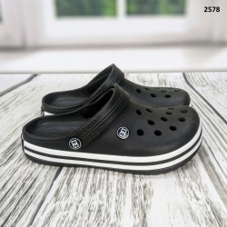 Сабо крокси жіночі чорні Dago Style 2578