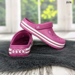 Сабо крокси жіночі піна малинові Dago Style 2578