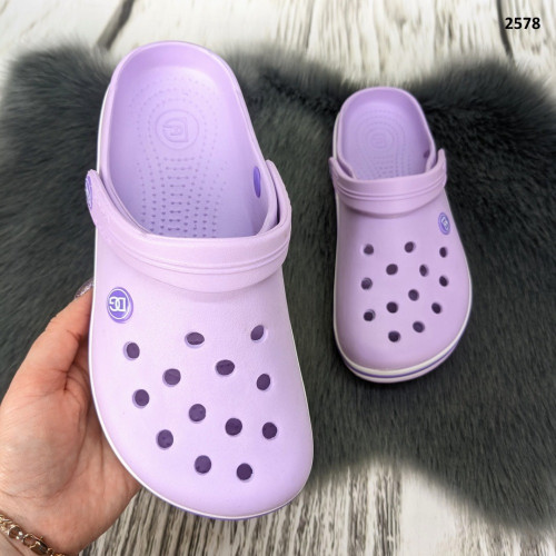 Сабо крокси жіночі піна бузкові Dago Style 2578
