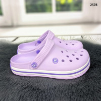 Сабо кроксы женские пена сиреневые Dago Style 2578