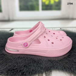 Сабо крокси жіночі рожеві на балоні Dago Style 2794