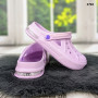 Сабо крокси жіночі бузкові на балоні Dago Style 2794