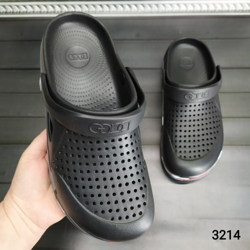 Чоловічі сабо крокси чорні Dago Style 3214