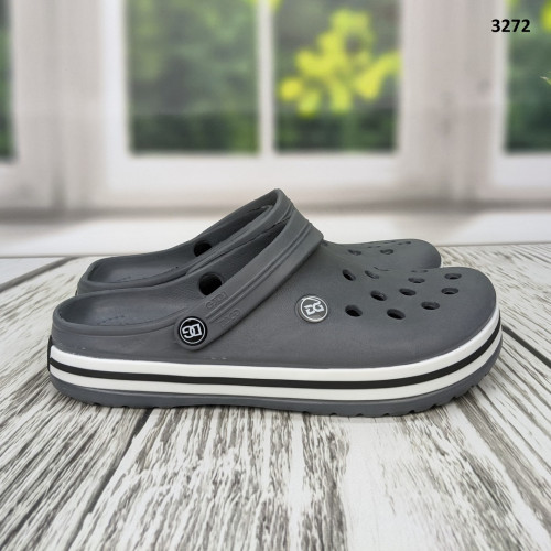 Сабо чоловічі пінка крокси сірі Dago Style 3272