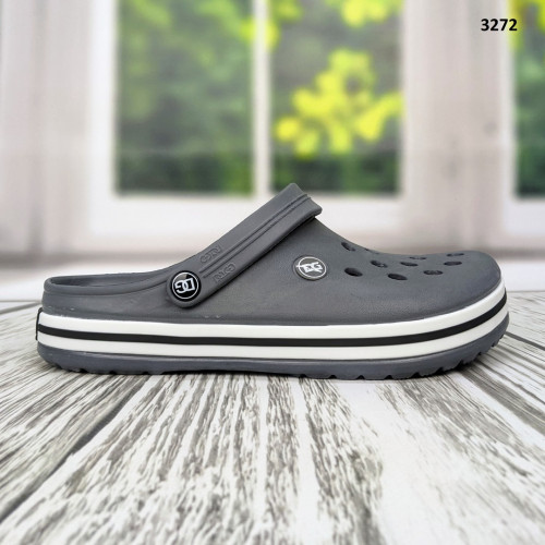 Сабо чоловічі пінка крокси сірі Dago Style 3272