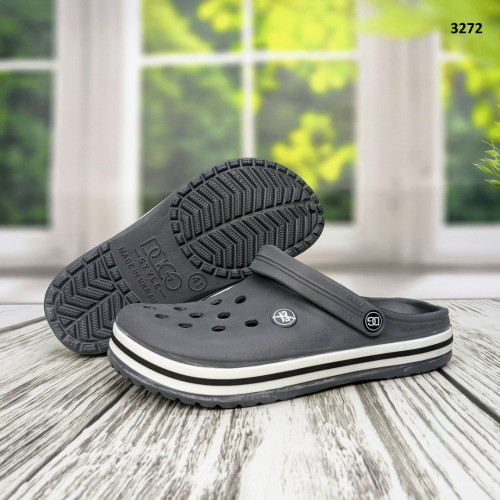 Сабо чоловічі пінка крокси сірі Dago Style 3272