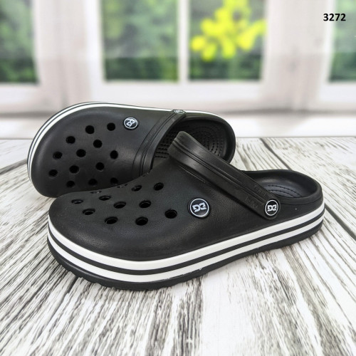 Сабо чоловічі пінка крокси чорні Dago Style 3272
