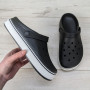 Сабо чоловічі пінка крокси чорні Dago Style 3695
