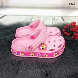 Крокси сабо дитячі для дівчинки рожеві Dago Style 1229