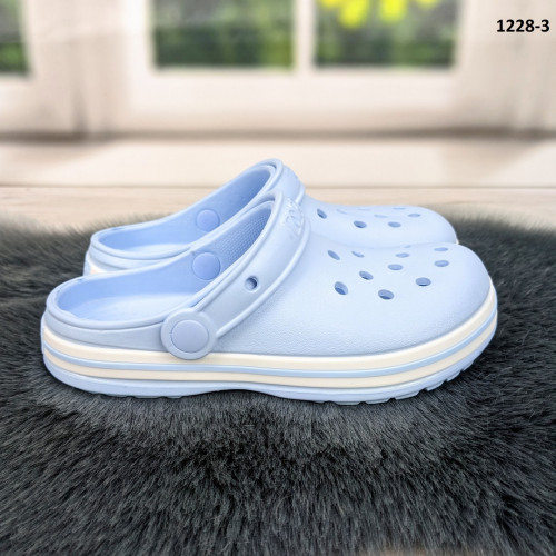 Кроки сабо підліткові для дівчинки блакитні Dago Style 1228