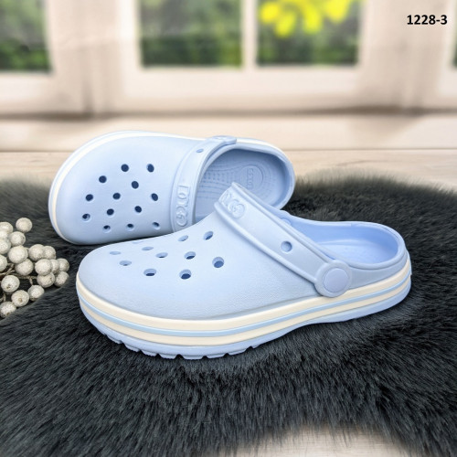 Кроки сабо підліткові для дівчинки блакитні Dago Style 1228