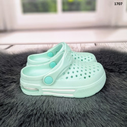 Крокси сабо дитячі мятні для дівчинки з балоном Dago Style 1707