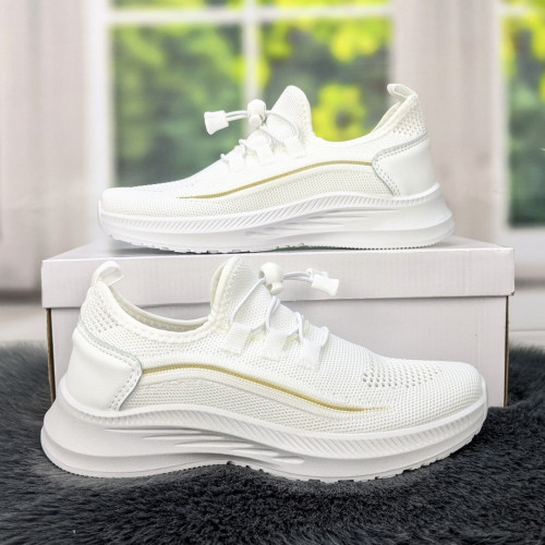 Кросівки жіночі текстильні білі весняно-літні Dago 4367