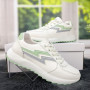 Кроссовки женские белые с серым демисезонные Swin Shoes 4381