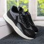 Кроссовки женские текстильные черные с серым Swin shoes 4379