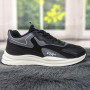Кроссовки женские текстильные черные с серым Swin shoes 4379