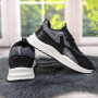 Кроссовки женские текстильные черные с серым Swin shoes 4379